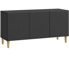 TV staliukas Televizoriaus spintelė Juoda 99 x 34,5 x 50 cm Apdirbta mediena