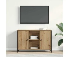 TV staliukas TV spintelių komplektas Amatininkų ąžuolas 101 x 35 x 65 cm