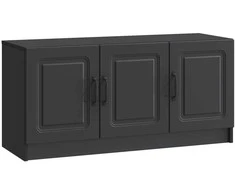 TV staliukas Televizoriaus spintelė Juoda 99 x 34,5 x 47 cm Apdirbta mediena