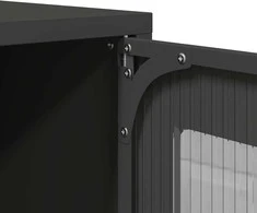 TV staliukas Televizoriaus spintelė, juoda, 100,5x39x60,5cm, plienas