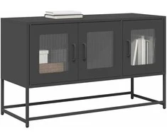 TV staliukas Televizoriaus spintelė, juoda, 100,5x39x60,5 cm, plienas