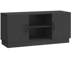 TV staliukas Televizoriaus spintelė Juoda 102 x 34,5 x 47 cm