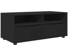 TV staliukas Televizoriaus spintelė Juoda 100 x 48 x 43 cm Apdirbta mediena