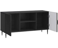 TV staliukas Televizoriaus spintelė Juoda 102 x 34,5 x 50 cm