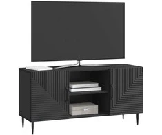 TV staliukas Televizoriaus spintelė Juoda 102 x 34,5 x 50 cm