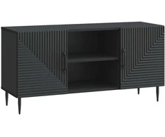 TV staliukas Televizoriaus spintelė Juoda 102 x 34,5 x 50 cm