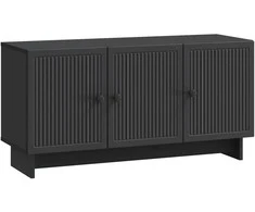 TV staliukas Televizoriaus spintelė Juoda 99 x 34,5 x 50 cm Apdirbta mediena