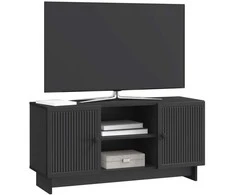 TV staliukas Televizoriaus spintelė 102 x 34,5 x 50 cm Juoda
