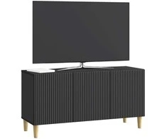 TV staliukas Televizoriaus spintelė Juoda 99 x 34,5 x 50 cm Apdirbta mediena