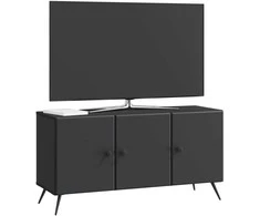 TV staliukas Televizoriaus spintelė Juoda 99 x 34,5 x 50 cm Apdirbta mediena