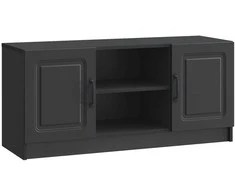 TV staliukas Televizoriaus spintelė Juoda 102 x 34,5 x 47 cm