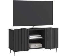 TV staliukas Televizoriaus spintelė Juoda 102 x 34,5 x 52 cm