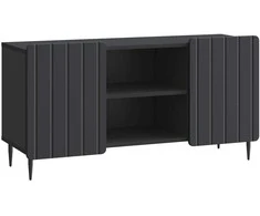 TV staliukas Televizoriaus spintelė Juoda 102 x 34,5 x 52 cm