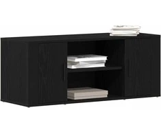 TV staliukas Televizoriaus spintelė 100 x 35 x 40 cm juoda ąžuolo