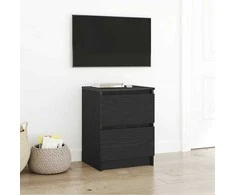 TV staliukas Televizoriaus spintelė, juoda, 40x35x54cm, apdirbta mediena