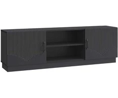 TV staliukas Televizoriaus spintelė Juoda 150 x 31 x 47 cm Apdirbta mediena