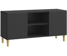 TV staliukas Televizoriaus spintelė Juoda 102 x 34,5 x 50 cm