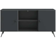 TV staliukas Televizoriaus spintelė 102 x 34,5 x 50 cm Juoda