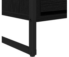 TV staliukas Televizoriaus spintelė 100 x 36 x 49,5 cm Juodas ąžuolas