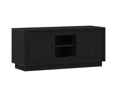 TV staliukas Televizoriaus spintelė Juodas ąžuolas 102 x 35 x 45 cm
