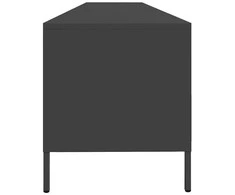 TV staliukas Televizoriaus spintelė, juodas, 202x39x43,5 cm, plienas