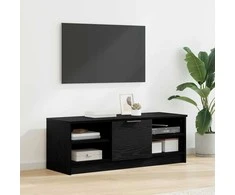 TV staliukas Televizoriaus spintelė Juodas ąžuolas 102 x 35 x 36,5 cm