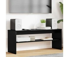 TV staliukas Televizoriaus spintelė Juodas ąžuolas 100 x 30 x 40 cm
