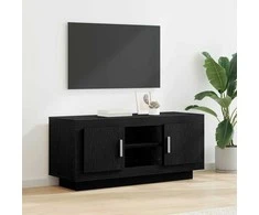 TV staliukas Televizoriaus spintelė Juodas ąžuolas 102 x 35 x 45 cm