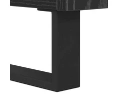 TV staliukas Televizoriaus spintelė Juodas ąžuolas 100 x 34,5 x 44,5 cm