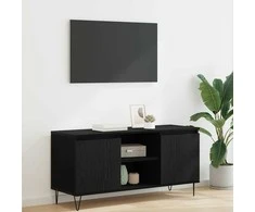 TV staliukas Televizoriaus spintelė Juodas ąžuolas 104 x 35 x 50 cm