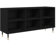 TV staliukas Televizoriaus spintelė Juodas ąžuolas 103,5 x 30 x 50 cm