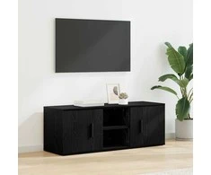 TV staliukas Televizoriaus spintelė Juodas ąžuolas 100 x 31,5 x 35 cm