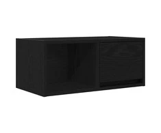 TV staliukas Televizoriaus spintelė, juodas ąžuolas, 60x31x25,5 cm, mediena