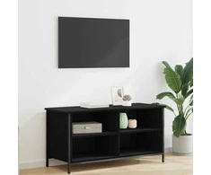 TV staliukas Televizoriaus spintelė Juodas ąžuolas 100 x 40 x 50 cm