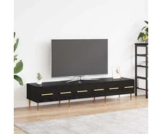 TV staliukas Televizoriaus spintelė Juodas ąžuolas 150 x 36 x 30 cm