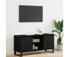 TV staliukas Televizoriaus spintelė Juodas ąžuolas 104 x 35 x 50 cm