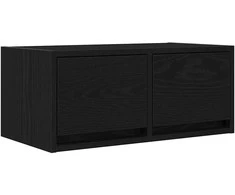 TV staliukas Televizoriaus spintelė, juodas ąžuolas, 60x31x25,5 cm, mediena