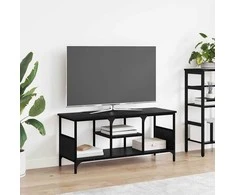 TV staliukas Televizoriaus spintelė Juodas ąžuolas 100 x 35 x 45 cm