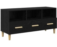 TV staliukas Televizoriaus spintelė 102 x 36 x 50 cm Juodas ąžuolas