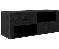 TV staliukas Televizoriaus spintelė Juodas ąžuolas 100 x 35 x 40 cm