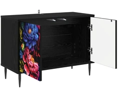 TV staliukas Televizoriaus spintelė KIEL 69 x 33 x 50,5 cm Juodojo ąžuolo
