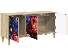 TV staliukas Televizoriaus spintelė KIEL 102 x 33 x 50 cm Sonoma ąžuolo