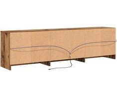 TV staliukas TV vienetai 2 pcs Senovinis medis 180 x 34 x 50 cm