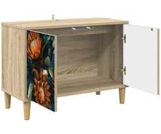 TV staliukas Televizoriaus spintelė LOCHEM 69 x 33 x 50 cm Sonoma ąžuolo