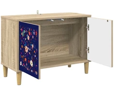 TV staliukas Televizoriaus spintelė MAINZ 69 x 33 x 50 cm Sonoma ąžuolo