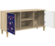 TV staliukas Televizoriaus spintelė MAINZ 102 x 33 x 50 cm Sonoma ąžuolo