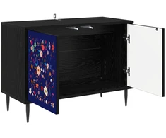 TV staliukas Televizoriaus spintelė MAINZ 69 x 33 x 50,5 cm Juodojo ąžuolo