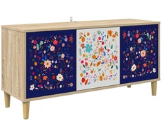 TV staliukas Televizoriaus spintelė MAINZ 102 x 33 x 50 cm Sonoma ąžuolo