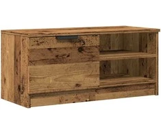 TV staliukas televizoriaus spintelė Old Wood 80x35x36,5 cm Engineered Wood