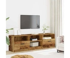 TV staliukas televizoriaus spintelė Old Wood 150x33,5x45 cm Engineered Wood